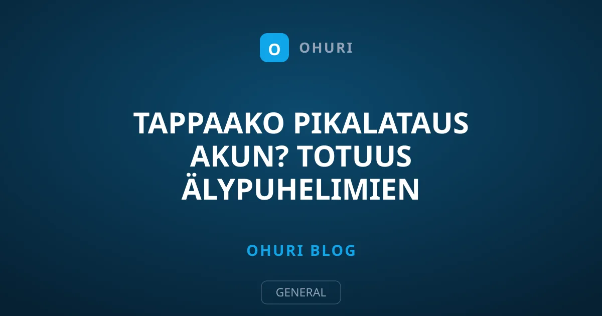 Tappaako pikalataus akun? Totuus älypuhelimien pikalatauksesta