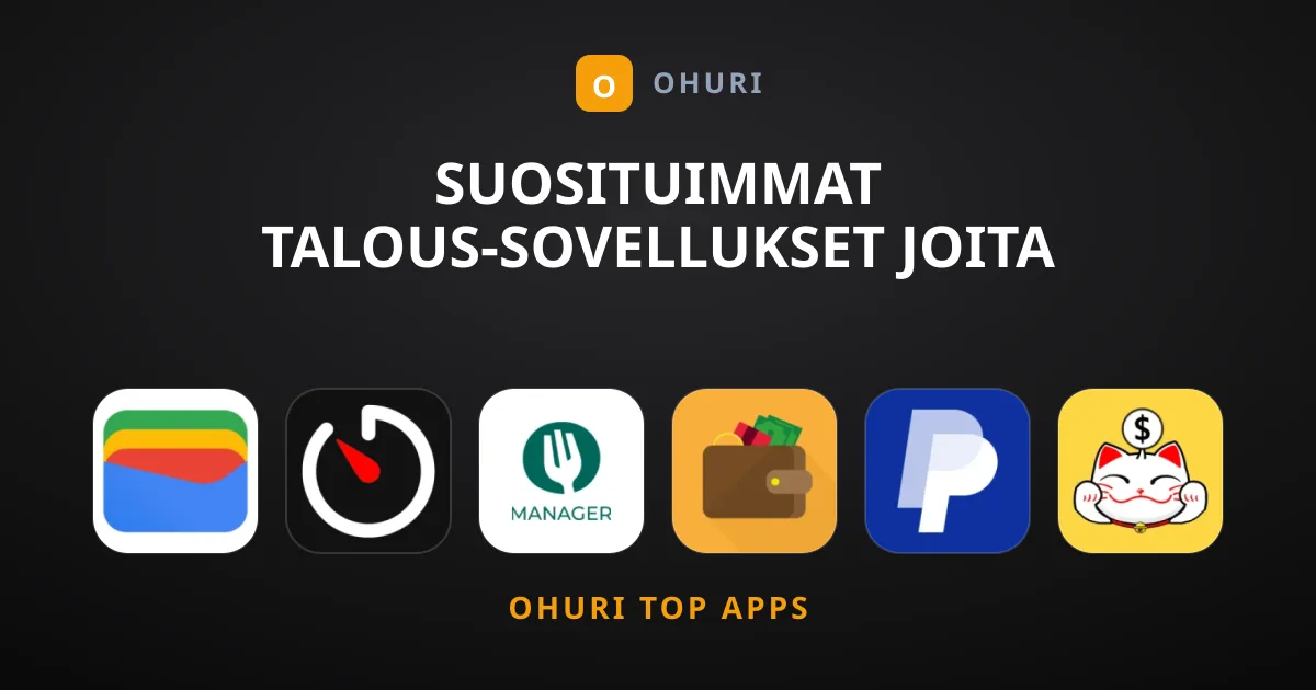 Suosituimmat Talous-sovellukset Joita Suosittelemme Nyt
